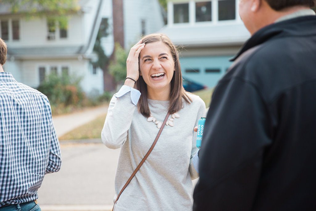 Community members serving together in Madison